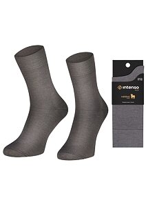 Pánské oblekové ponožky z Merino vlny 0631 intenso šedé