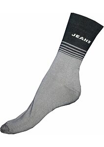Ponožky Gapo Jeans Pruh - šedá