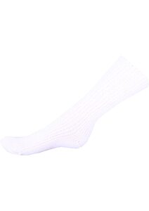 Bílé teplé ponožky