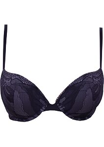 Push up podprsenka Calvin Klein Black QF5363E noční modř