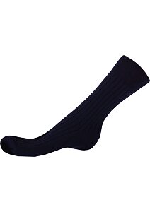 Ponožky Gapo 100% bavlna s jemným řádkem tm.modré
