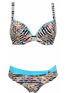 Vyztužené plavky Beauty Bra Timo 842592 proužek