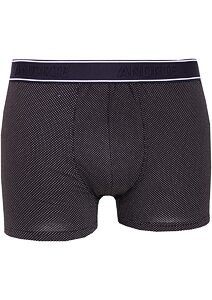 Pánské boxerky s přiznanou gumou v pase Andrie PS 5706  černé