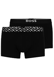 Boxerky Boss Cotton stretch 50499823 2 pack černé