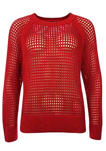 Trendy svetřík pro dámy Kenny S. 509554 červený