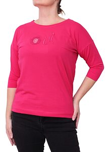 Dámské tričko LaVita  s 3/4 rukávem fuchsia
