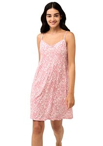 Dámská letní noční košile na ramínka Vamp 22007 pink blush