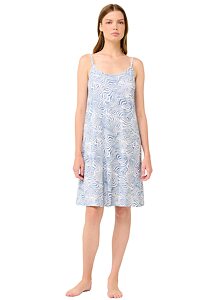 Letní noční košile Vamp s ramínky 22018 blue serene