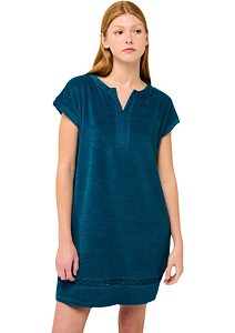 Jednoduché plážové šaty Vamp Frottee 22585 blue lyons