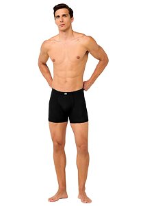 Pánské boxerky vamp Micromodal s dlouhýma nohavičkama 22855 black