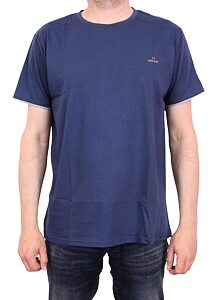 Pánské tričko s krátkým rukávem Scharf SS00304 tmavá jeans