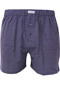 Pánské bavlněné trenky s jemným vzorem Andrie PS 5897 navy