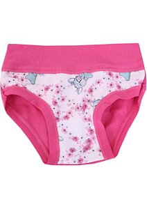 Bavlněné kalhotky s obrázky Emy Bimba B2643 rosa fluo
