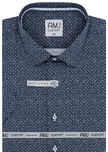 Elegantní košile pro muže AMJ Comfort VKBR 1283 navy