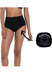 POCKET PANTY kalhotky do pasu Anita 1457 černé