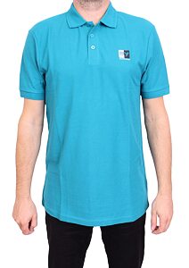 Příjemné pánské tričko s límečkem Scharf SFZ23057 emerald