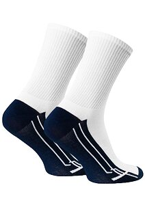 Pánské ponožky Steven 348057 bílo-navy