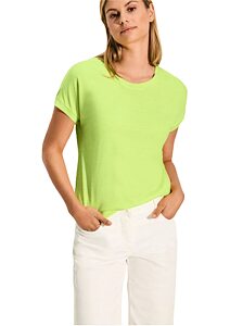 Dámská trička Cecil s krátkým rukávem 321644 soft lime