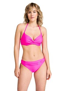 Dámské vyztužené plavky Timo 840650 neon pink
