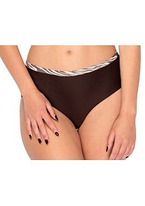 Klasické středně vysoké kalhotky pro ženy Timo 111852 dark chocolate