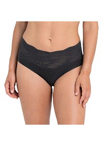 Dámské kalhotky s vysokým pasem Anita Essential Lace 1304 antracit