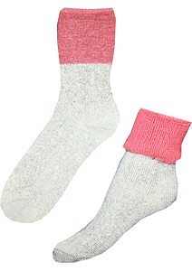 Ponožky s ovčí vlnou Matex  Merino - koral