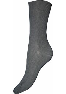 Tmavěšedé bavlněné pánské ponožky