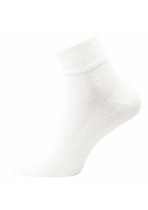 Bílé kotníčkové ponožky
