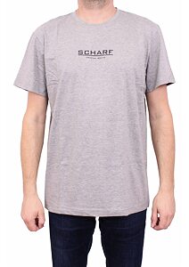 Bavlněné tričko pro muže Scharf SFZ055 šedé