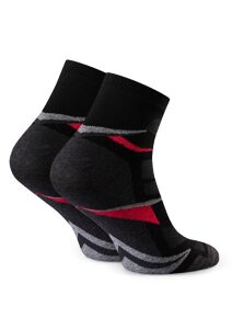 Kotníčkové ponožky pro muže Steven 260054 černé