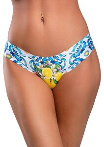 Dámské brazilky s barevným tiskem Meméme Sicily lemon
