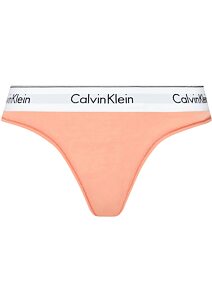 Dámská tanga Calvin Klein F3786 coral