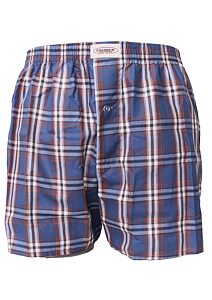 Pánské popelínové trenýrky Climber 3100C87 cihlo-jeans kostka