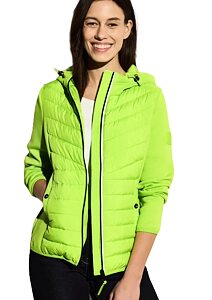 Dámská prošívaná bunda Cecil 202033 citrus lime