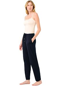 Dlouhé dámské letní kalhoty Vamp 22102 blue