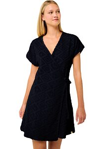Dámský froté letní župan Vamp 22533 blue