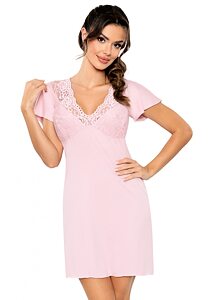 Elegantní noční košilka Donna Luiza růžová