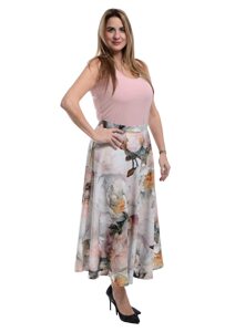 Elegantní top Tolmea 6825 pudrový
