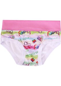 Bavlněné dívčí kalhotky Emy Bimba B2510 pink