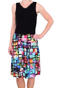 Dámská pohodlná sukně Scharf 22017 multicolor
