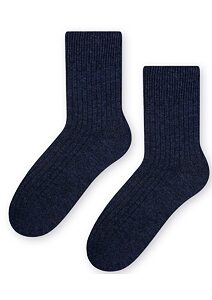 Vlněné ponožky Steven 41093 navy