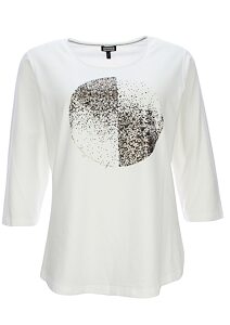 Atraktivní dámské tričko Kenny S. 605524 bílá perla