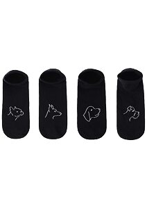 Kotníčkové ponožky s obrázkem Be Snazzy ST-05 černé