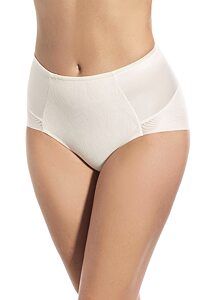 Vyšší kalhotky s mírně stahujícím efektem Selene Faja 3122 smetanová