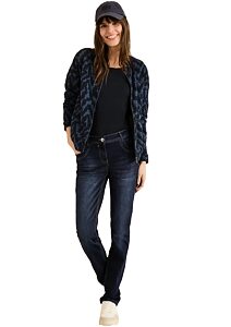 Džíny stylu Scarlett Cecil 378798 dark blue