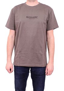 Bavlněné tričko pro muže Scharf SFZ055 khaki
