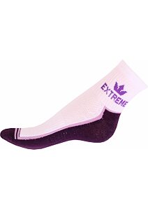 Ponožky Gapo Fit Extreme bílofialová