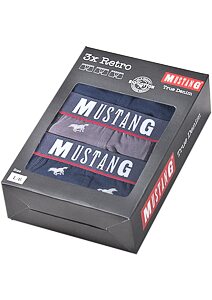 Boxerky Mustang True Denim Retro 4186-1003 multipack 571