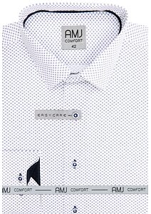 Košile s dlouhým rukávem AMJ Comfort VDBR 1260 bílo-modrá