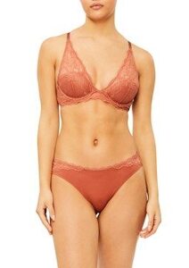 Luxusní podprsenka Calvin Klein Seductive Comfort QF6396E dusty copper